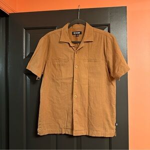 Stacy Adams Men’s Brown Short Sleeve Shirt